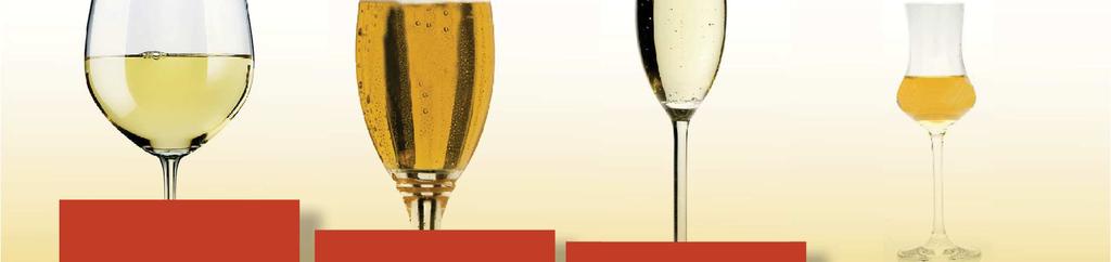 Alkoholgehalt in Gramm der verschiedenen alkoholhaltigen Getränke in handelsüblichen Gläsern (gängige Verkaufsund