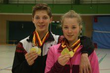 Unsere erfolgreichsten Jugendlichen Elina Sonnenschein - dreifache Deutsche Meisterin U13, Siegerin im Doppel Carlton Int.
