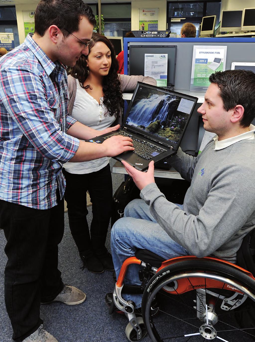 Arbeitsplätze für Menschen mit Behinderungen