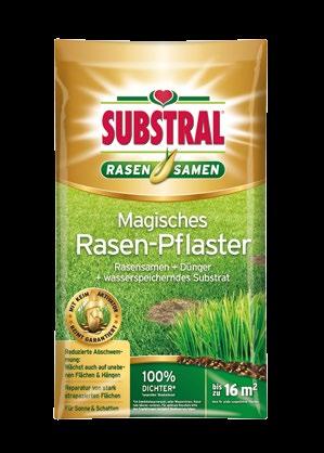 RASEN Reparatur 19 Substral Magisches Rasen-Pflaster, jetzt mit neuer Formulierung