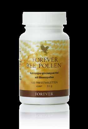 Forever Bee Pollen Bienenpollen sind ein wertvoller Verbündeter im Kampf gegen Müdigkeit, Gereiztheit und gelegentliche Schlappheit.