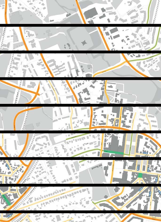 Bestandsanalyse Kfz-Verkehr + Leistungsfähiger Hauptstraßenring um den zentralen Innenstadtbereich + Gute, direkte Erreichbarkeit der Innenstadt aus allen Stadtteilen