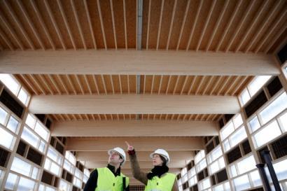 Architektur: Masswerk AG Architekten, Holzbauingenieur: PIRMIN JUNG, Ingenieure für Holzbau