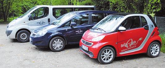 finanzieren. Der Verein teilauto Biberach e. V. bietet seinen Mitgliedern seit mehr als 20 Jahren die Möglichkeit, eines der elf Fahrzeuge des Vereins, vom PKW bis 9-Sitzer, zu nutzen.