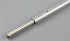58177 Aluminium Sperrstange / Sperrbalken aus Aluminium Fr. 128.-- verstellbar von 125-175cm mit Druckknopf. Zapfenende 24.