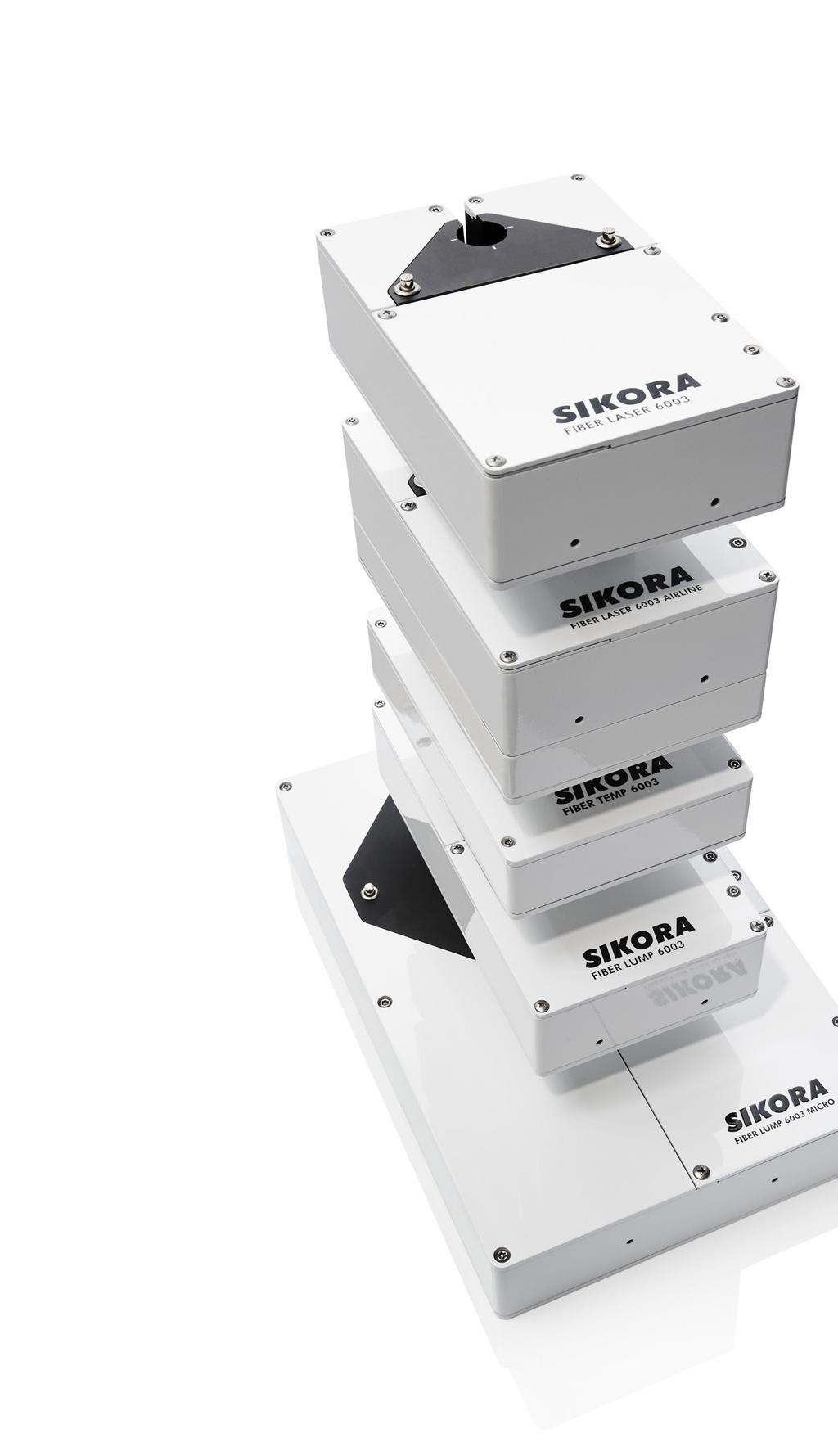 SIKORA EXTRA PRODUKTE EINE RUNDE SACHE SIKORA bietet Glasfasermessgeräte für den gesamten Ziehprozess Um hohe Datenmengen über lange Strecken zuverlässig und ohne Datenverlust zu transportieren,