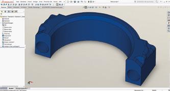 PROZESSBESCHREIBUNG Von der CAD-Zeichnung bis zum fertig gedruckten Bauteil CAD-Modell erstellen 1 CAD-Modell erstellen Ein digitales Konstruktionsmodell ist die Grundlage für einen späteren 3D-Druck.