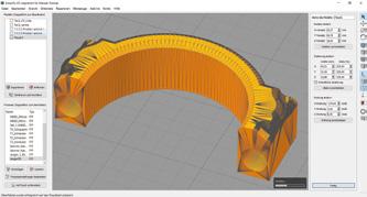 CAD-Modell im STL-Format importieren 2 Modell aufbereiten 3D-Drucker arbeiten schichtweise. Dabei wird das Modell in einzelne dünne Schichten zerlegt. Dieses Verfahren nennt sich Slicing.