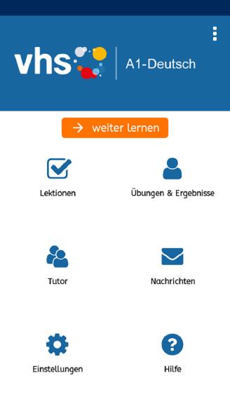App A1-Deutsch Für Lernende steht der A1-Deutschkurs auch