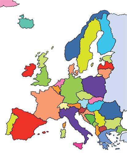 EU ist kurz für Europäische Union. 28 Länder in Europa haben sich zusammen getan. Sie machen eine Union. Union heißt: Vereinigung. Das heißt: Alle Mitglieder wollen zusammen etwas erreichen.