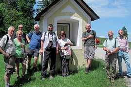 der Sportunion St. Andrä-Wördern die 6-km-Wegstrecke ein. Weiter führte die Wanderroute auf dem Welt-Erbesteig Wachau bzw.
