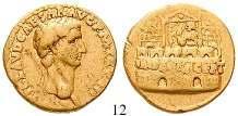 15 Vespasianus, 69-79 Aureus 75, Lyon. 7,20 g. Kopf r. mit Lorbeerkranz IMP CAESAR VESPASIANVS AVG / POT MAX TR P COS VI Victoria l.