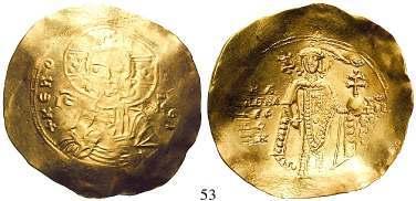 Comnenus, 1118-1143 Hyperpyron 1118-1143, Constantinopel. 4,27 g.
