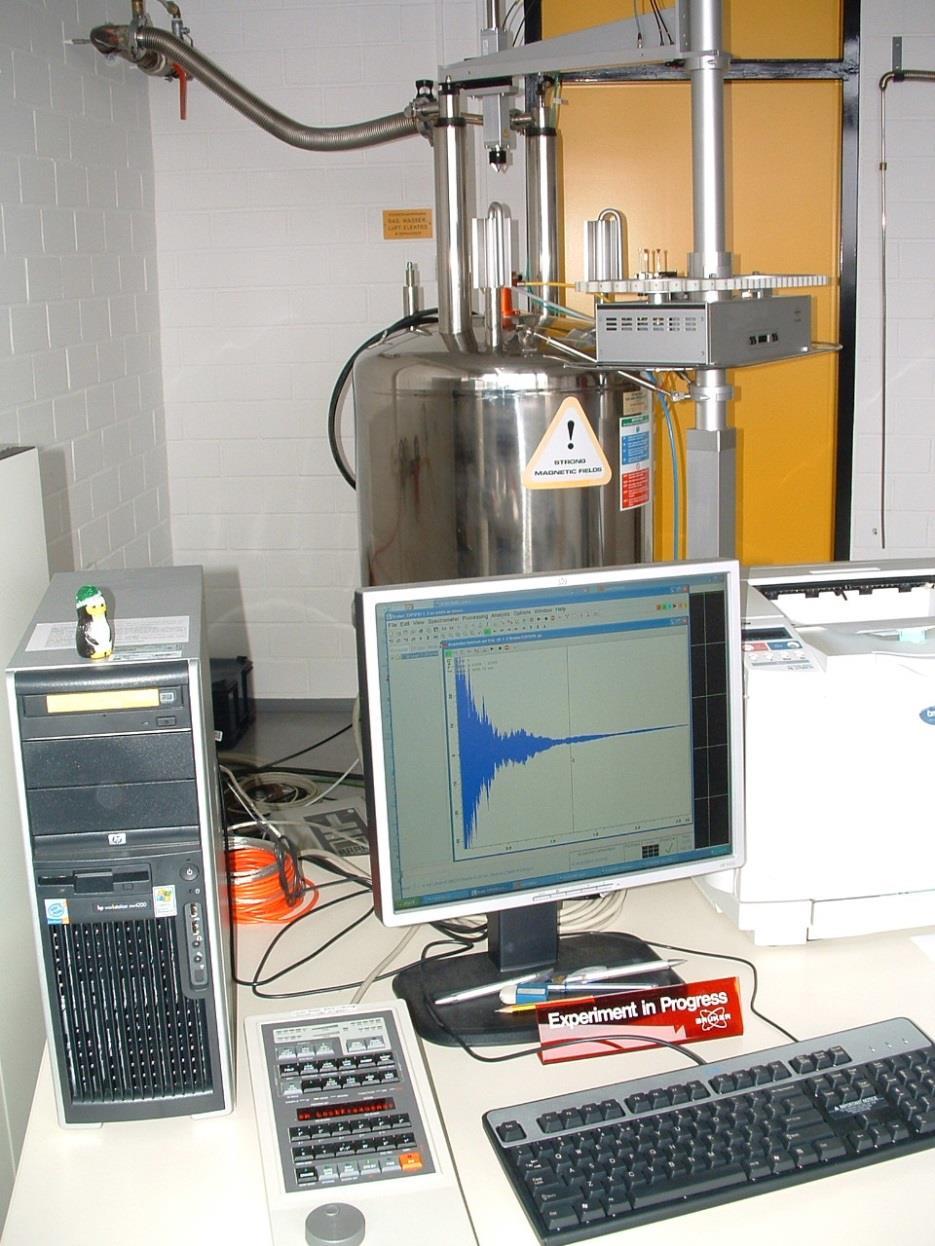 Die Probenvorbereitung Die NMR Spektroskopie ist die wichtigste strukturanalytische Methode zur Untersuchung von Flüssigkeiten.