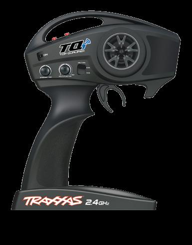 TRAXXAS TQi FUNKSYSTEM Verkabelungsdiagramm Batterie Batterie Ihr Modell beinhaltet den TQi 2,4 GHz-Sender mit der Traxxas-Link-Kabellos-Modul.
