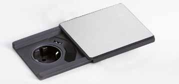 Anzahl der : 1 Schuko-Steckdose USB-Ladegerät Bohrung: Ø 80 mm Einbauhöhe: 68 mm Kunststoffgehäuse mit