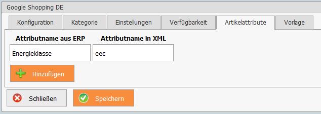 8. Standardmäßig wird die Artikelbeschreibung in der erstellten Datei nicht ausgegeben. Aktivieren Sie die Option Senden, um dies zu ändern. 9.