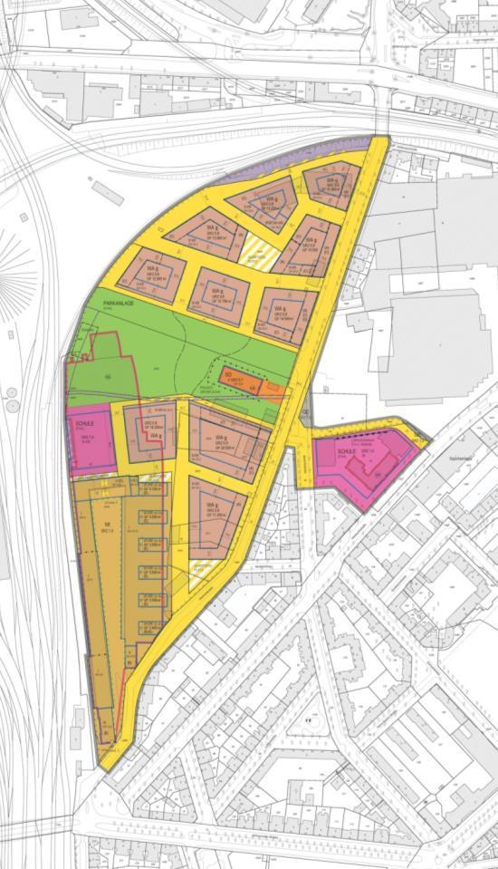 Bebauungsplan Altona Nord 26 Maß der baulichen Nutzung Sicherung des städtebaulichen Entwurfs des Masterplans und der entsprechenden Einbindung