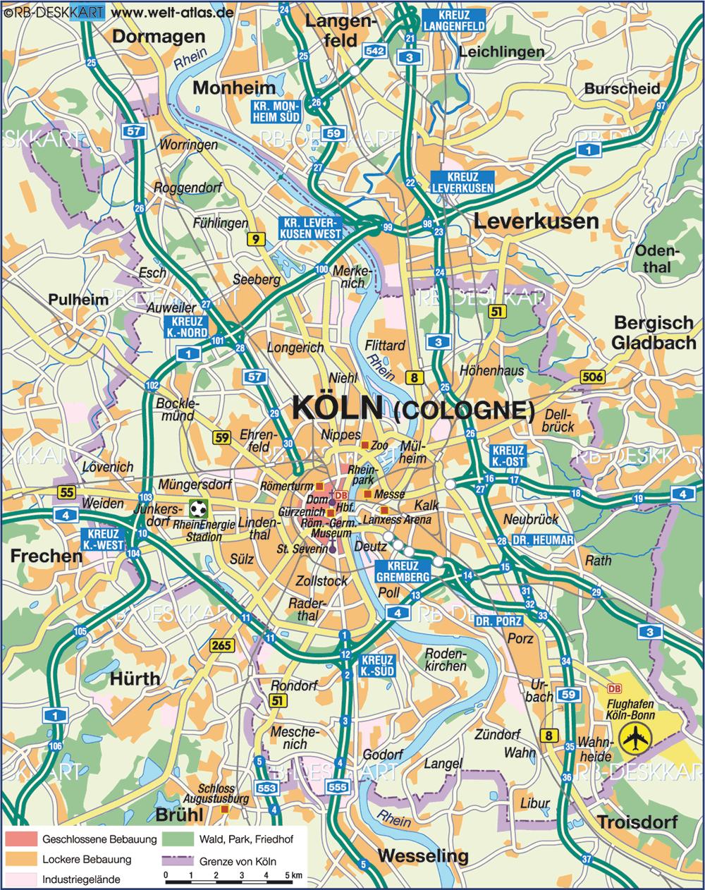2. Das Grundstück Linksrheinisch im Süden der Stadt Köln Urbane Lage mit guter Verkehrsanbindung und Infrastruktur, zahlreiche Freizeit- und kulturelle Einrichtungen