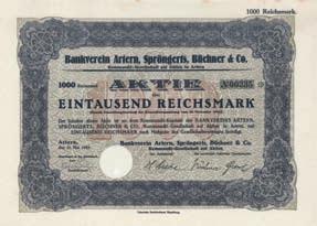 Auf Grund der Verordnung über die Gründung der Sächsischen Landesbank und die Abwicklung der bisher bestehenden Bank und Geldinstitut vom 14.8.1945 erlosch die Bank am 29.5.1947.