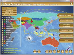 Asien, Australien & Ozeanien Stadt, Land, Fluss - real3d (Geographie Sek. I, Kl.