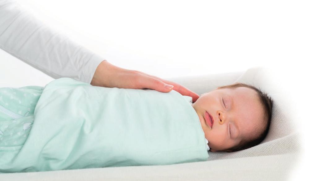 GEBORGENHEIT FÜR DIE KLEINSTEN Für Schreibabys und Neugeborene mit besonders unruhigem Schlaf kann das sogenannte Pucken (engl.: swaddling) Entspannung bringen.
