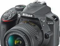 Rate 33 Monate Laufzeit NIKON D3400 + 18-55 VR Digitale Spiegelreflexkamera 7,5 cm (3 Zoll) TFT-LC Display 24,2 Megapixel Serienbildfunktion mit bis zu 5