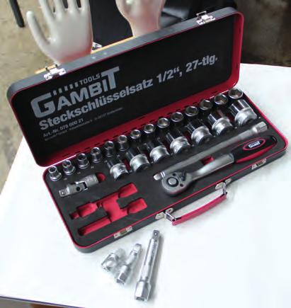 Gambit Tools Steckschlüsselsatz  1/4" 48-tlg. 