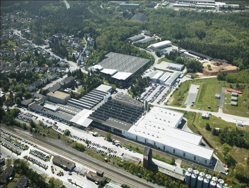 Key Facts Mechernich 330 Mitarbeiter, davon 55 Ingenieure / Techniker Ca. 45 Mio. Euro Umsatz Sitz in Mechernich (NRW) 70.