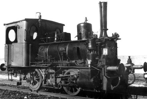Dampflokomotive BERG (bay. D VI) des Torfwerks Raubling Die ehemalige Lokomotive r.