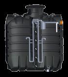für Grundwassereinbau geeignet PE Tank erhältich für ein 6 und 12