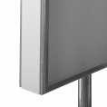 Chrome Lightbox Stand Chrom Leuchtkasten Ständer * Unique design, high-quality finish * Free standing illuminated display * All electric components in compliance with CE standarts * Backlit by T8