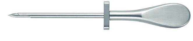 Maxillary Sinus Surgery, Optical Instruments Chirurgie der Kiefernhöhle, Optische Instrumente 418500FX Sinuscopy Trocar System, 5 mm Ø, cannula length 85 mm with beakshaped distal tip, for use with 4