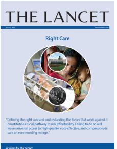 Über-, Unter- und Fehlversorgung weltweit Right Care-Serie The Lancet 8.1.2017 1. Overuse of medical services around the world 2. Underuse of effective medical services around the world 3.