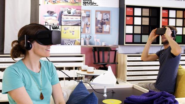 und VR Angebot IKEA Virtual Reality Showroom Einrichtungshaus