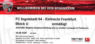 111 Gründe, den FC Ingolstadt04 zu lieben Lesung des Autors Maximilian Randelshofer im Gasthaus Schwalbe Die Lesung von Maximilian Randelshofer findet am Donnerstag, den 29.10.