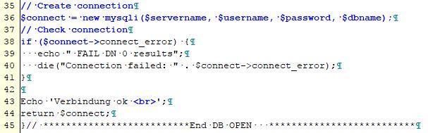 Zeile 18-22 In den Zeilen 11-15 beginnt der PHP Code mit dem Befehl <?php und endet mit dem Befehl?>. Der PHP Code ist dabei für den Anwender nicht sichtbar, da dieser nur vom Server ausgeführt wird.