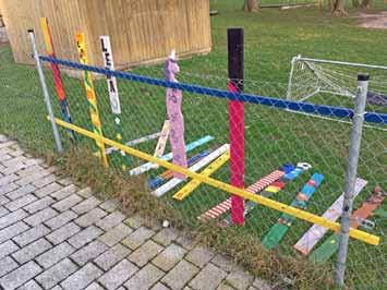 Vandalismus am Kindergarten Langenbeutingen Am Kindergarten Langenbeutingen haben Unbekannte mutwillig die am Gartenzaun angebrachte Dekoration abgerissen.