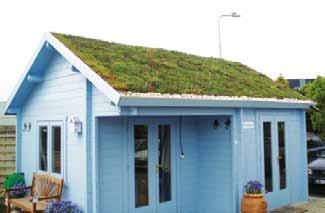 In kürzesterzeit entsteht so eine geschlossene Vegetationsdecke und somit unmittelbar an ein fertiges, grünes Dach mit isolierender Wirkung.