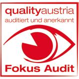 Quality Austria bietet dazu ein fundiertes Unterstützungspaket von Audits und Trainings, damit Sie eine ausgezeichnete Analyse und Wissensbasis für Ihre weitere Gestaltungsarbeit vorliegen haben.