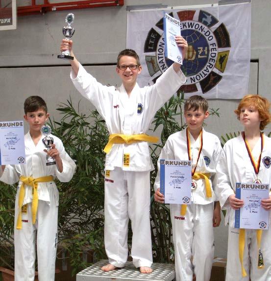 Auch viele Schüler des örtlichen Organisatoren»Sportschule Harz«unter der Leitung von Michael Hubert holten sich Medaillen und Pokale.