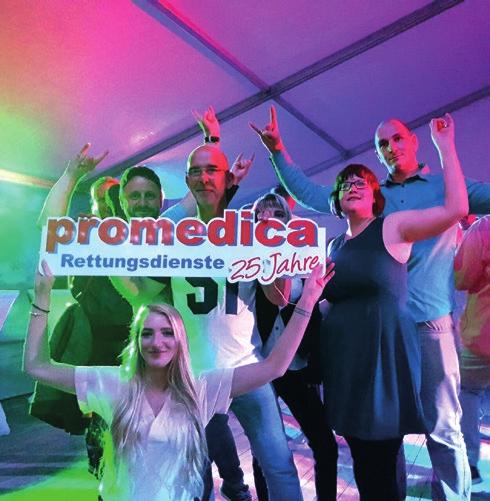 Die promedica Rettungsdienst GmbH feiert in diesem Jahr ihr 25-jähriges Firmenjubiläum.