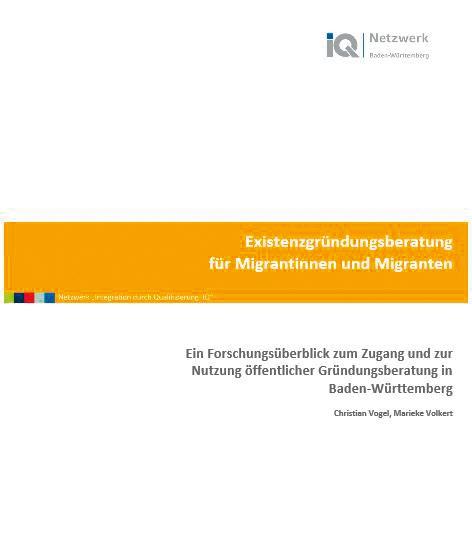 Institut für Mittelstandsforschung der Universität Mannheim (ifm) Rückblick auf das ifm Projekt von Marieke Volkert und Lena Werner Migrantinnen und Migranten sind während des Gründungsprozess sowie