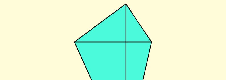 Hans Walser: Viereck 7/14 2.3 Dualität Die Vierecke mit orthogonalen Diagonalen und die Vierecke mit gleich langen Diagonalen verhalten sich dual zu einander.