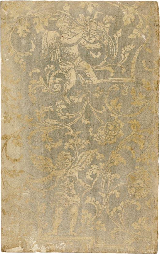 #9 Joseph Friedrich Leopold (1668-1727), zugeschrieben: Bronzefirnispapier. Augsburg, Ende 17. oder Anfang 18. Jahrhundert. Maße / Umfang: 30,5 x 19 cm.