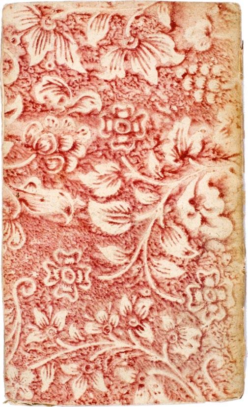 #20 Modeldruckpapier. Wohl Süddeutschland, erstes Drittel 18. Jahrhundert. Maße / Umfang: 14 x 8,5 cm (geschlossen).