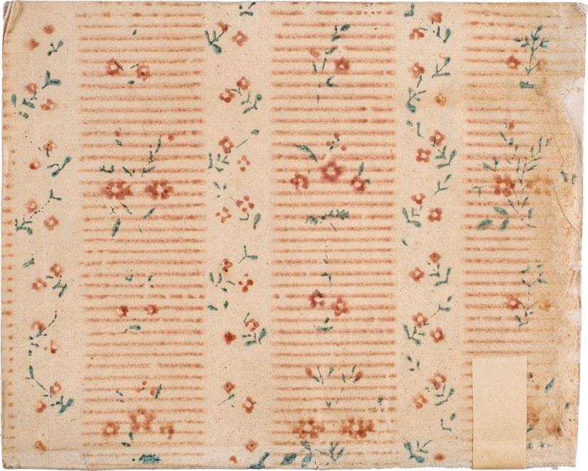 #69 Modeldruckpapier. Aschaffenburg (?), letztes Viertel 18. Jahrhundert. Maße / Umfang: 20,5 x 16,5 cm (geschlossen).