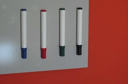 zubehör Whiteboard-Stifte à 4 Farben, magnetisch und wiederverwendbar