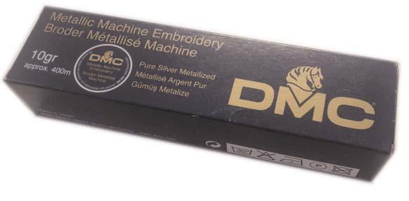 silber DMC Metallfäden sind besonders geeignet für die Ausführung oder Verschönerung von Stickereien auf allen Stoffarten (Baumwolle, Halbleinen,