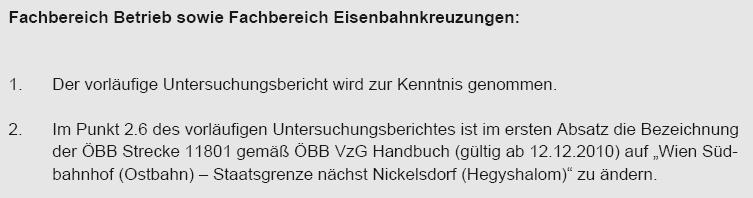 Bundesanstalt für Verkehr Seite 15 / 15 Untersuchungsbericht Beilage fristgerecht